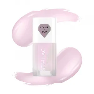 Semilac Color & Top lak na nechty odtieň Pink Glow 7 ml