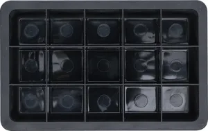 BGS Technics Magnetická miska | 15 priehradiek | 120 x 190 mm BGS 67103