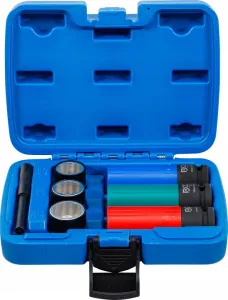 BGS Technics Sada nástrčných hlavíc so špirálovým profilom / skrutkovač a sada nástrčných hlavíc  12,5 mm (1/2") | 17 / 19 / 21 mm | 7-dielna BGS 7510