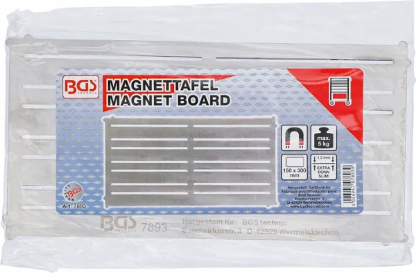 BGS Technics Magnetická tabuľa, 300 x 150 BGS 7893