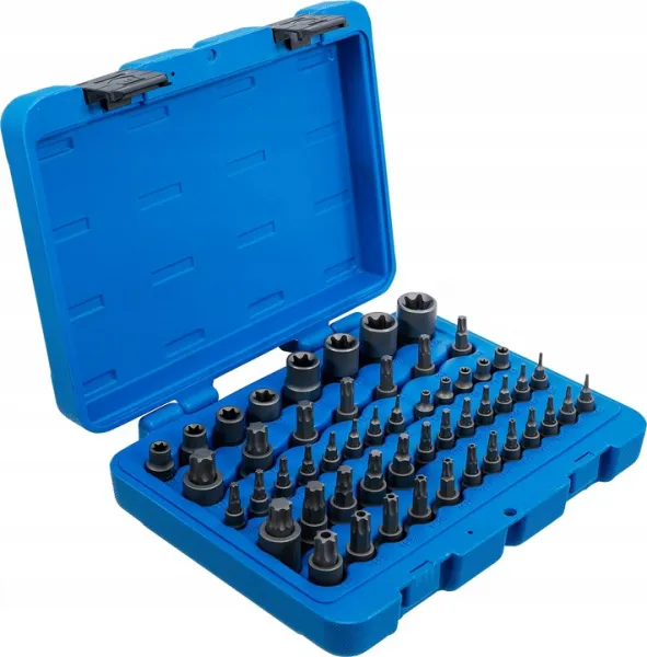 BGS Technics Sada nástrčných hlavíc Torx / Torx Plus – 52 dielna (BGS 9839)