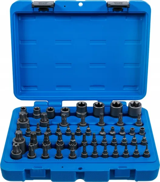 BGS Technics Sada nástrčných hlavíc Torx / Torx Plus – 52 dielna (BGS 9839)
