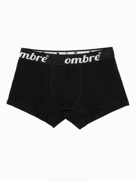 Bavlnené pánske boxerky čierne
