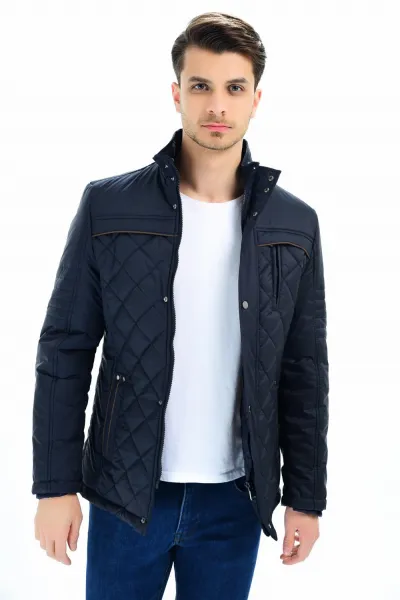 M8616 DEWBERRY MEN'S COAT-NAVY BLUE