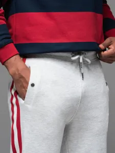 Pánske tepláky OMBRE Pants OM-PASK-0258 V-1ight greyelange