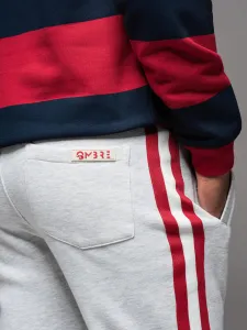 Pánske tepláky OMBRE Pants OM-PASK-0258 V-1ight greyelange