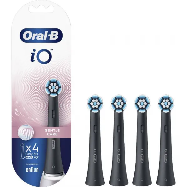 Oral B iO Gentle Care náhradné hlavice pre citlivé ďasná Black 4 ks