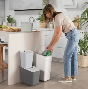 CURVER Odpadkový kôš READY TO COLLECT 5L | biela