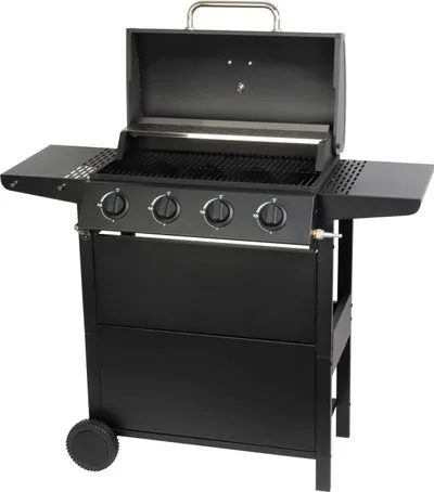 Gril Strend Pro Malaga, BBQ, plynový, 4 horáky