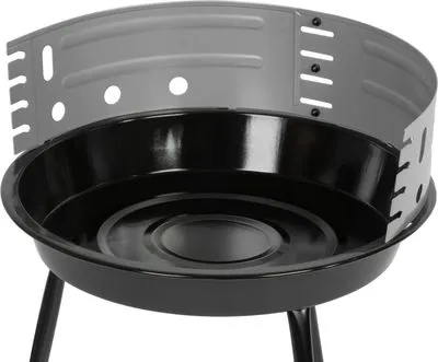 Gril Strend Pro Fabio, BBQ, na drevené uhlie, 38x38x55 cm