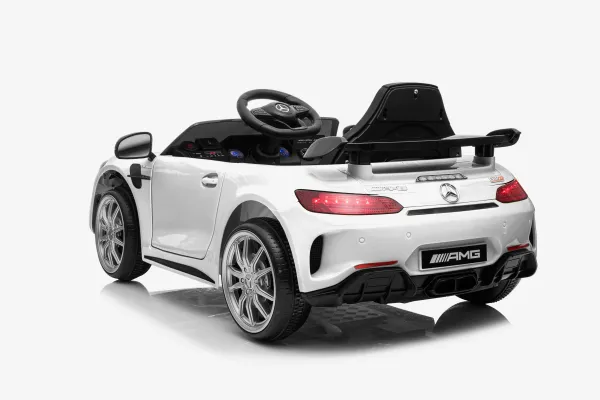 JAKS Elektrické autíčko Mercedes GTR biele