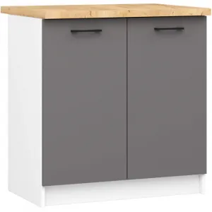 Ak furniture Kuchyňská deska Olivie S 80 cm dub Craft