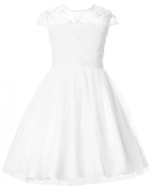 Fashionkids Dievčenské šaty REBECCA 158 Farba: Biela, Veľkosť: 158