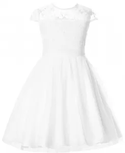 Fashionkids Dievčenské šaty REBECCA 158 Farba: Biela, Veľkosť: 158
