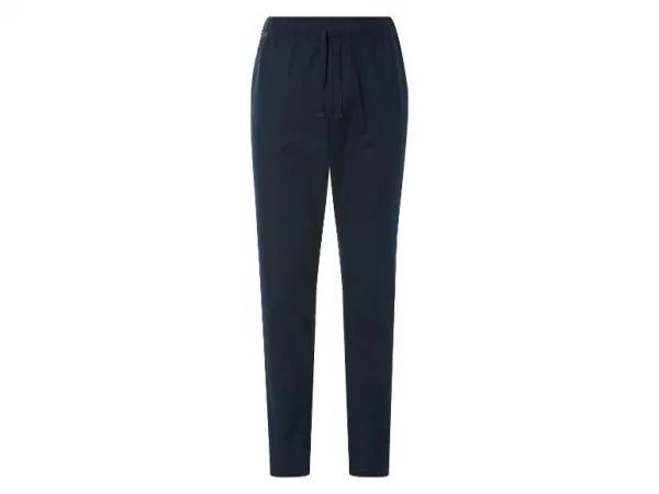 Livergy® Pánske nohavice s ľanom (navy modrá, XL (56/58))
