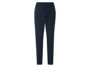 Livergy® Pánske nohavice s ľanom (navy modrá, XL (56/58))