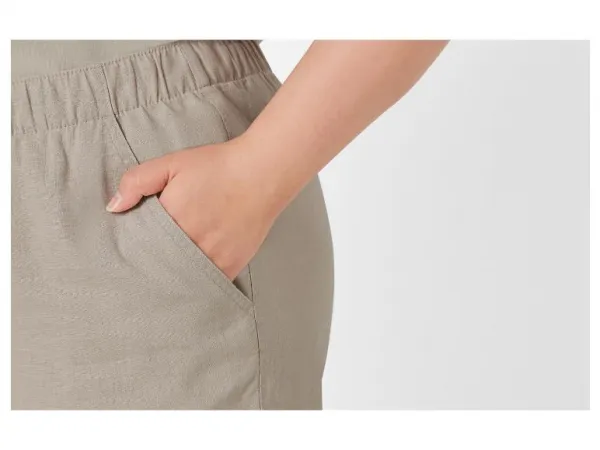 esmara® Dámske nohavice s ľanom XXL