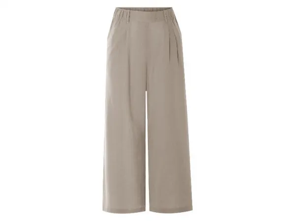 esmara® Dámske culotte nohavice s ľanom