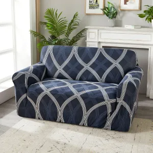 4Home Napínací poťah na kreslo Elegant modrá, 90-140 cm + obliečka na vankúšik zadarmo, 90-140 cm