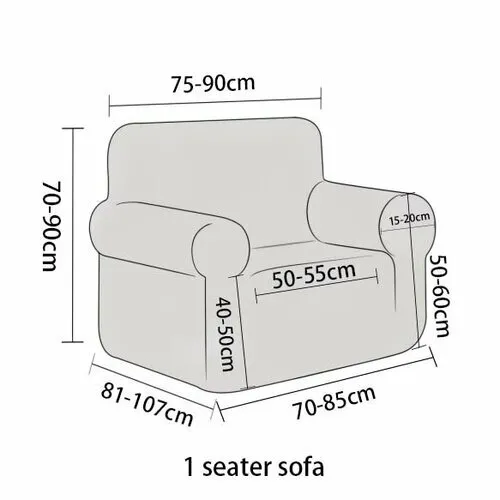 4Home Napínací poťah na kreslo Elegant modrá, 90-140 cm + obliečka na vankúšik zadarmo, 90-140 cm