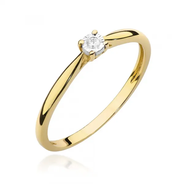 Blink-Blink Zásnubný prsteň s diamantom 0.01 ct1198BDB