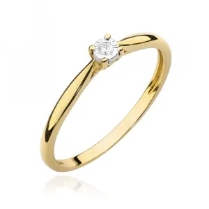 Blink-Blink Zásnubný prsteň s diamantom 0.01 ct1198BDB