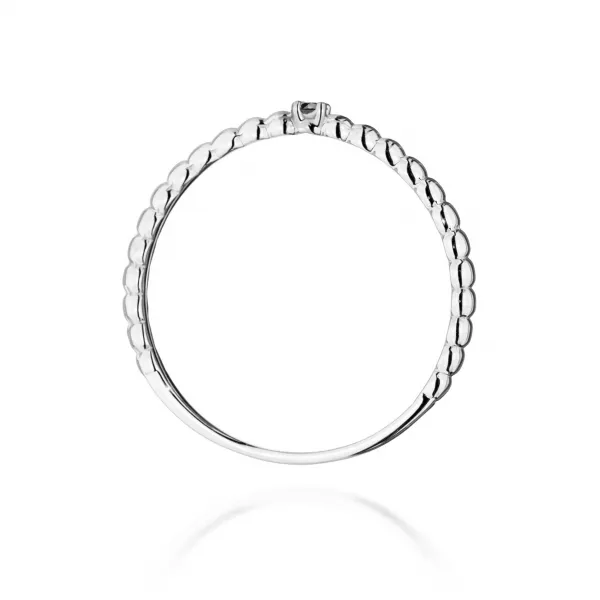 Blink-Blink Zlatý prsteň s čiernym diamantom 0.02 ct1192BcDB