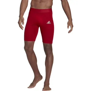 adidas TF SHO TIGHT Pánske spodné šortky, červená, veľkosť