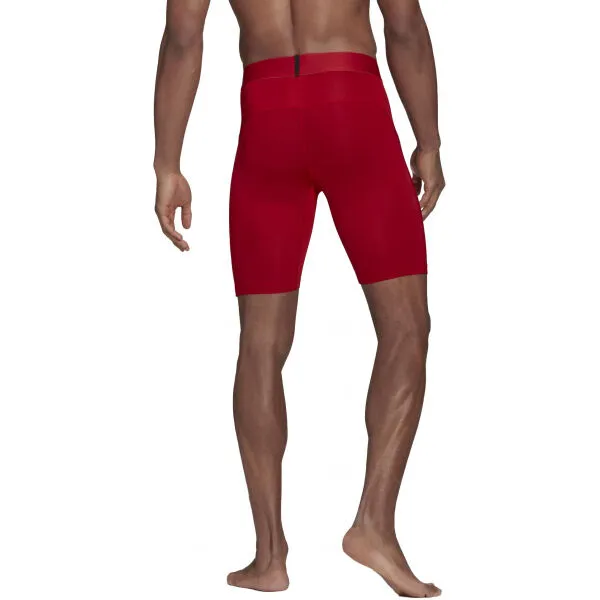 adidas TF SHO TIGHT Pánske spodné šortky, červená, veľkosť