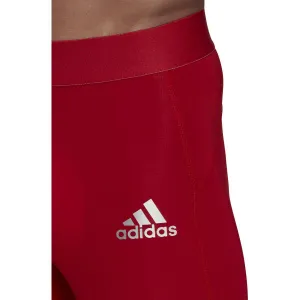 adidas TF SHO TIGHT Pánske spodné šortky, červená, veľkosť