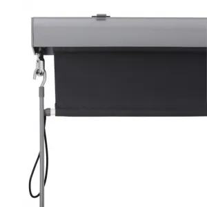 SONGMICS Vertikálna markíza Orrine 250x160 cm sivá
