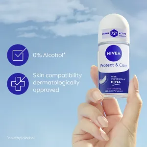 NIVEA Protect & Care guličkový antiperspirant pre ženy 50 ml