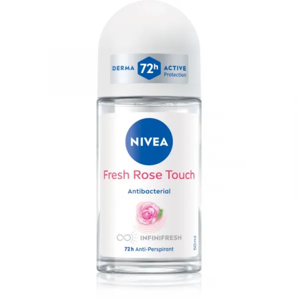 Nivea Rose Touch guličkový antiperspirant pre ženy 50 ml