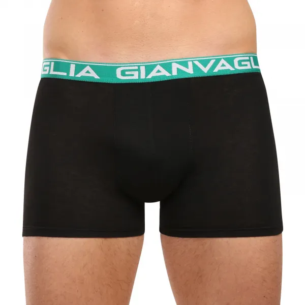 10PACK pánske boxerky Gianvaglia čierné (026) M, trenky