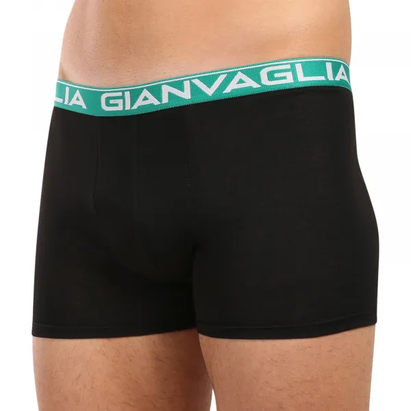 10PACK pánske boxerky Gianvaglia čierné (026) M, trenky