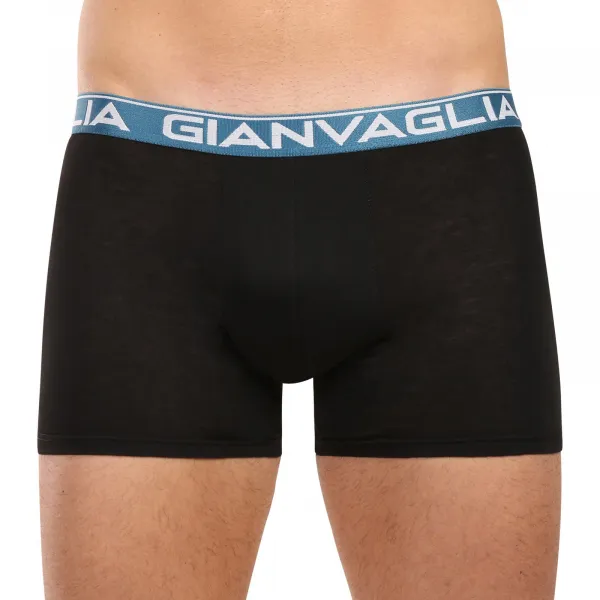 10PACK pánske boxerky Gianvaglia čierné (026) M, trenky