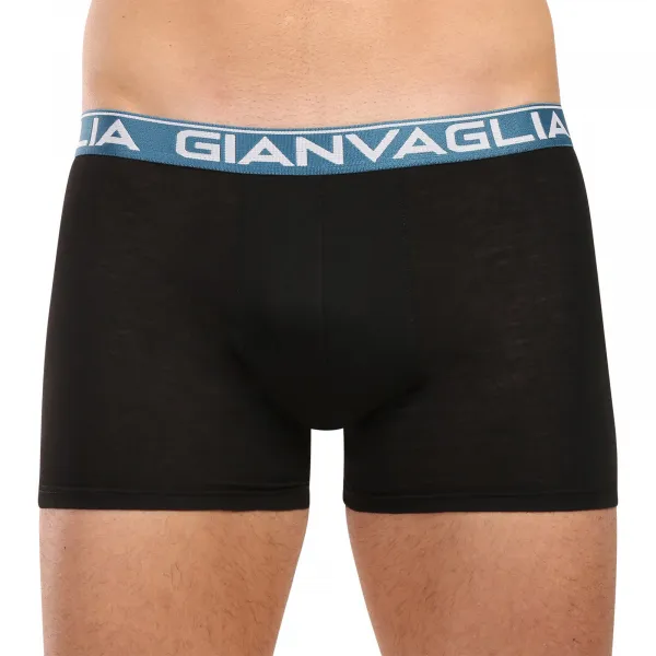 10PACK pánske boxerky Gianvaglia čierné (026) M, trenky