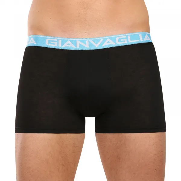 10PACK pánske boxerky Gianvaglia čierné (026) M, trenky