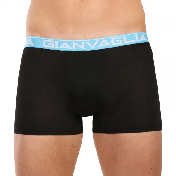 10PACK pánske boxerky Gianvaglia čierné (026) M, trenky