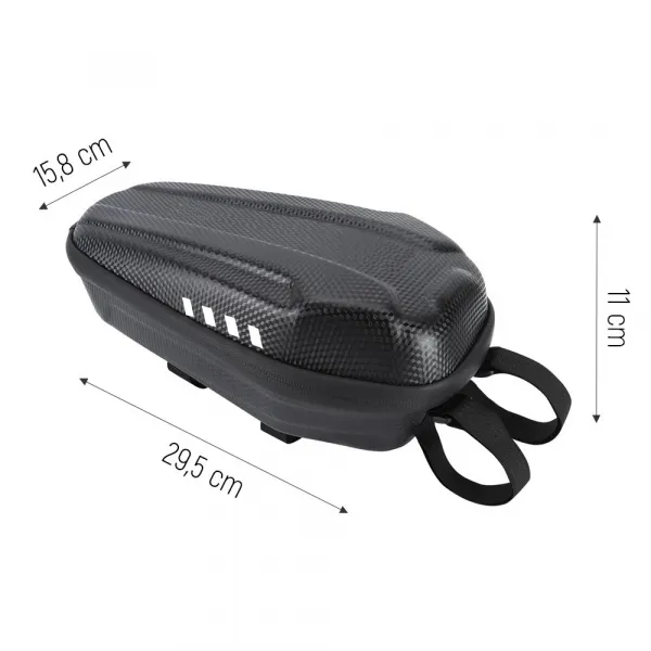 MG Handlebar taška na kolobežku 3L, čierna (WSB4BK)