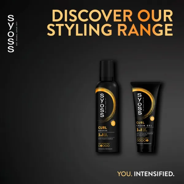 Syoss Curl Cream Gel stylingový krém pre definíciu vĺn s gélovou textúrou 250 ml