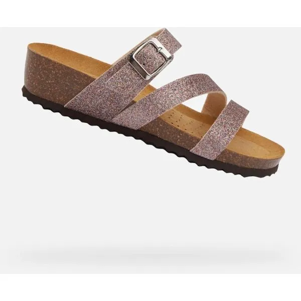 Brown women's sandals Geox Nesthellae - Women's