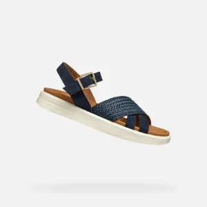 Dark blue women's sandals Geox XAN2S - Women's