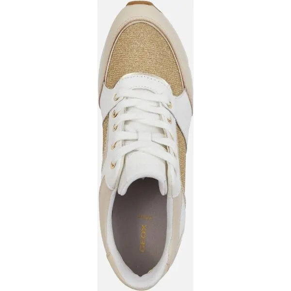 White women's sneakers Geox Zosma - Women's