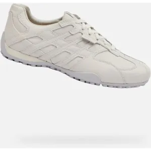 White men's sneakers Geox Snake Original - Men's
