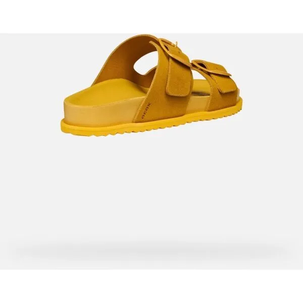 Yellow women's slippers Geox Sandybett - Women's
