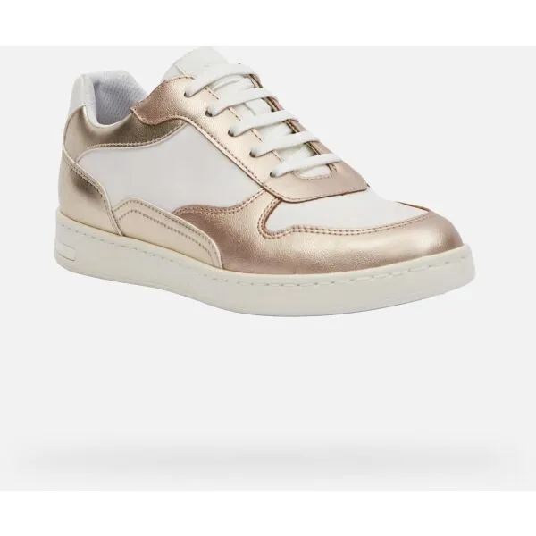 White women's sneakers Geox Jaysen - Women's