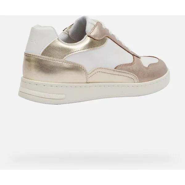 White women's sneakers Geox Jaysen - Women's