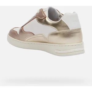 White women's sneakers Geox Jaysen - Women's