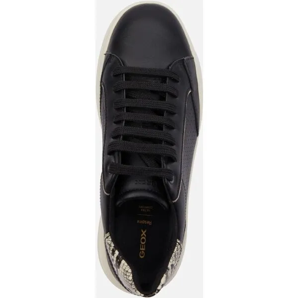 Black women's sneakers Geox Spherica ECUB-2 - Women's